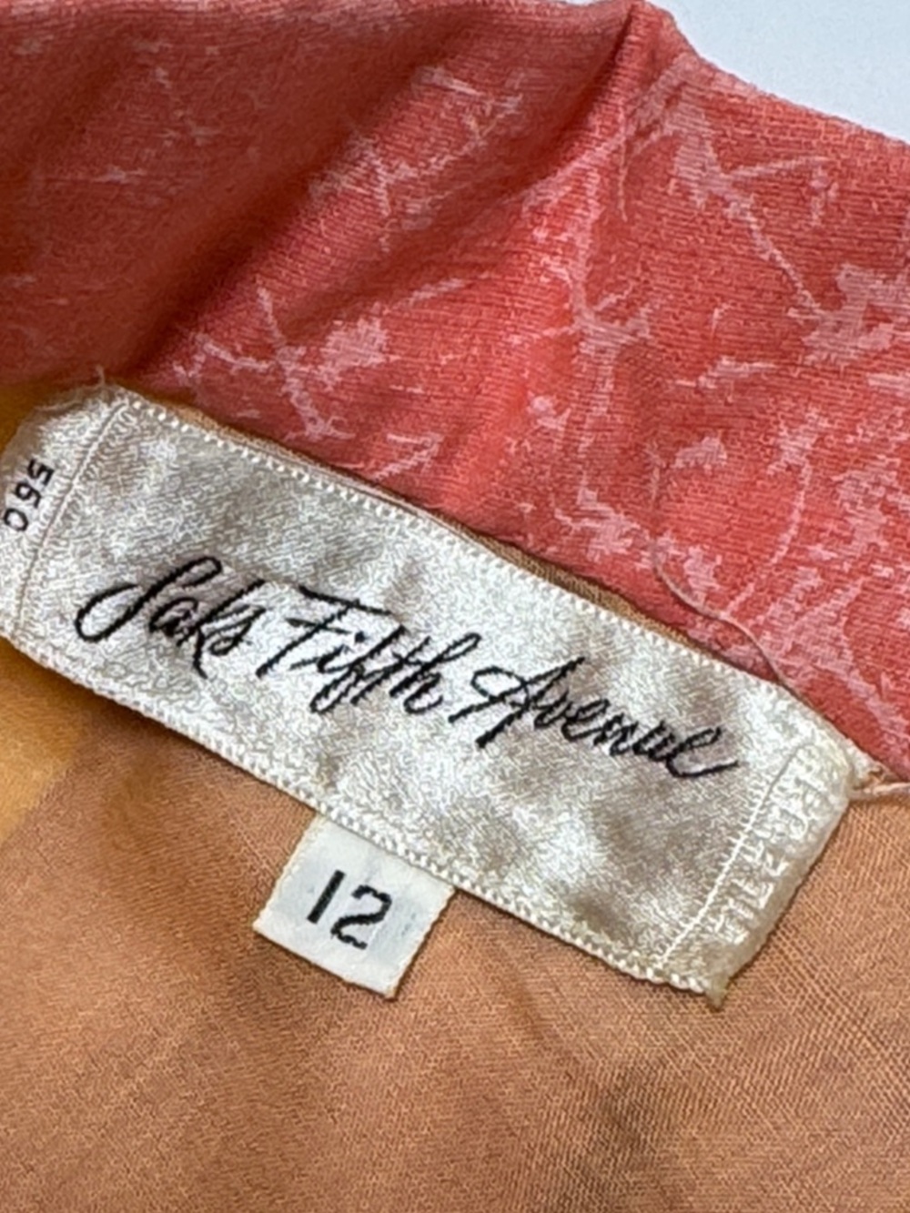VINTAGE Saks Fifth Avenue Patchwork‎ Maxi Skirt Colorful Pastel Talon Zipper 12 - Picture 2 of 11